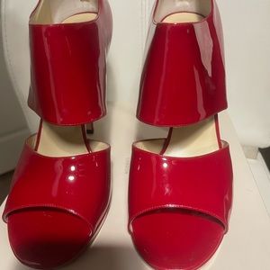Red high heals Jimmy Choo